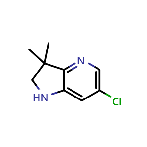 6-chloro-3,3-dimethyl-1,2-dihydropyrrolo[3,2-b]pyridine