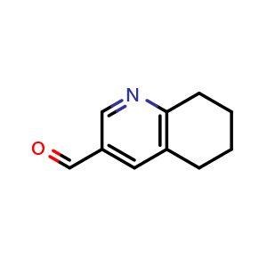 Chemical structure of 5,6,7,8-Tetrahydroquinoline-3-carbaldehyde , CAS 159891-93-7, AChemBlock S79171