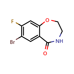 7-bromo-8-fluoro-2,3,4,5-tetrahydro-1,4-benzoxazepin-5-one