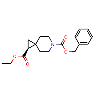 6-benzyl 1-ethyl (S)-6-azaspiro[2.5]octane-1,6-dicarboxylate
