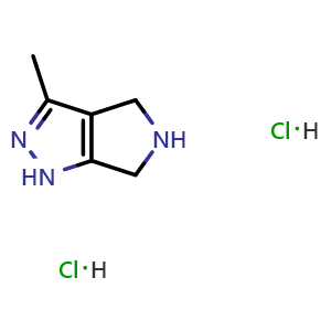 3-methyl-1H,4H,5H,6H-pyrrolo[3,4-c]pyrazole dihydrochloride