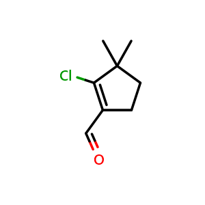 2-chloro-3,3-dimethylcyclopent-1-ene-1-carbaldehyde