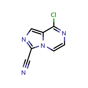 8-chloroimidazo[1,5-a]pyrazine-3-carbonitrile
