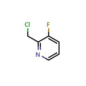 Chemical structure of 2-(chloromethyl)-3-fluoropyridine , CAS 149489-32-7, AChemBlock S79691
