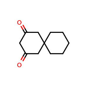 Chemical structure of spiro[5.5]undecane-2,4-dione , CAS 1481-99-8, AChemBlock S79735