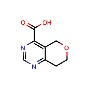 5H,7H,8H-pyrano[4,3-d]pyrimidine-4-carboxylic acid