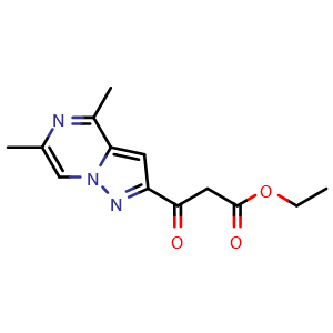 ethyl 3-{4,6-dimethylpyrazolo[1,5-a]pyrazin-2-yl}-3-oxopropanoate