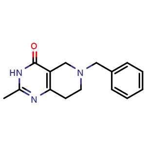 6-benzyl-2-methyl-3H,4H,5H,6H,7H,8H-pyrido[4,3-d]pyrimidin-4-one