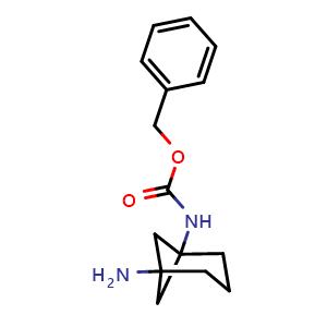 Chemical structure of Benzyl N-(5-aminonorpinan-1-yl)carbamate , CAS 1439907-87-5, AChemBlock S79914