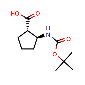 (1S,2S)-2-{[(tert-butoxy)carbonyl]amino}cyclopentane-1-carboxylic acid