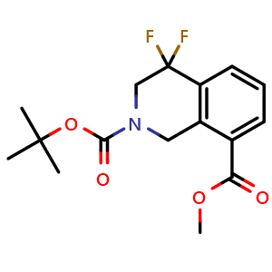 2-(tert-butyl) 8-methyl 4,4-difluoro-3,4-dihydroisoquinoline-2,8(1H)-dicarboxylate