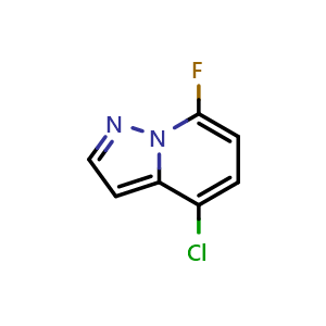 4-chloro-7-fluoropyrazolo[1,5-a]pyridine