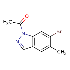1-(6-bromo-5-methyl-1H-indazol-1-yl)ethan-1-one