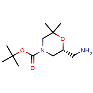 tert-butyl (6R)-6-(aminomethyl)-2,2-dimethylmorpholine-4-carboxylate