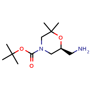 tert-butyl (6S)-6-(aminomethyl)-2,2-dimethylmorpholine-4-carboxylate