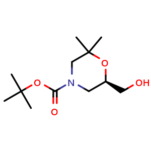 tert-butyl (6R)-6-(hydroxymethyl)-2,2-dimethylmorpholine-4-carboxylate