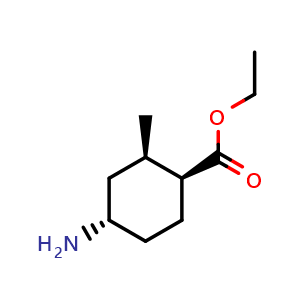 ethyl (1S,2R,4S)-rel-4-amino-2-methyl-cyclohexanecarboxylate