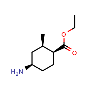 ethyl (1S,2R,4R)-rel-4-amino-2-methyl-cyclohexanecarboxylate