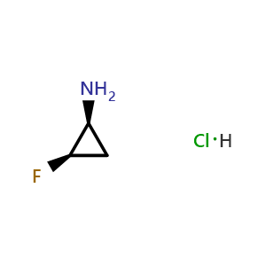 (1S,2R)-2-fluorocyclopropan-1-amine hydrochloride