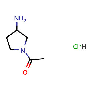 1-(3-aminopyrrolidin-1-yl)ethan-1-one hydrochloride