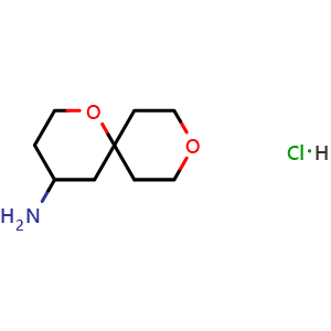 1,9-dioxaspiro[5.5]undecan-4-amine hydrochloride