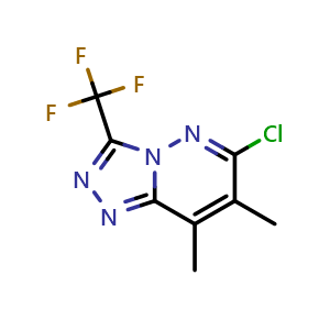 6-chloro-7,8-dimethyl-3-(trifluoromethyl)-[1,2,4]triazolo[4,3-b]pyridazine