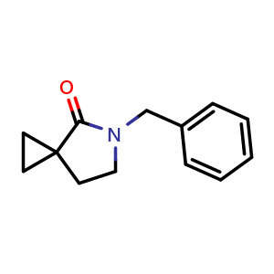 Chemical structure of 5-benzyl-5-azaspiro[2.4]heptan-4-one , CAS 1394003-64-5, AChemBlock S80250