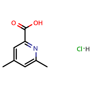 Chemical structure of 4,6-dimethylpyridine-2-carboxylic acid hydrochloride , CAS 1391733-66-6, AChemBlock S80295