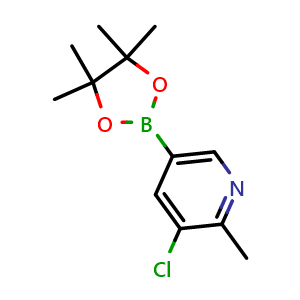 3-chloro-2-methyl-5-(4,4,5,5-tetramethyl-1,3,2-dioxaborolan-2-yl)pyridine