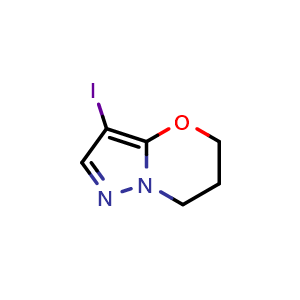 3-iodo-6,7-dihydro-5H-pyrazolo[5,1-b][1,3]oxazine