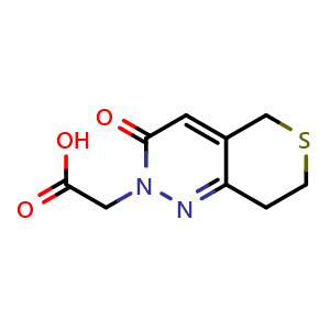 2-{3-oxo-2H,3H,5H,7H,8H-thiopyrano[4,3-c]pyridazin-2-yl}acetic acid