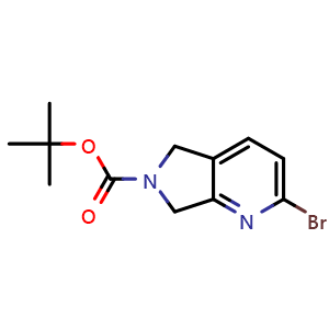 tert-butyl 2-bromo-5H,6H,7H-pyrrolo[3,4-b]pyridine-6-carboxylate