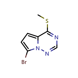 7-bromo-4-(methylsulfanyl)pyrrolo[2,1-f][1,2,4]triazine