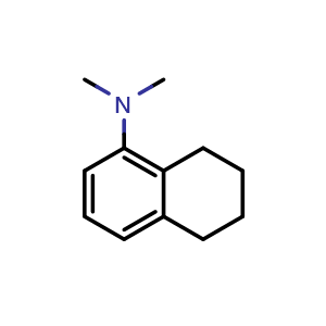 Chemical structure of N,N-dimethyl-5,6,7,8-tetrahydronaphthalen-1-amine , CAS 1369248-75-8, AChemBlock S80488