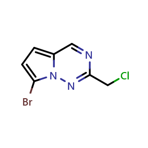 7-bromo-2-(chloromethyl)pyrrolo[2,1-f][1,2,4]triazine