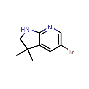 5-bromo-3,3-dimethyl-1H,2H,3H-pyrrolo[2,3-b]pyridine
