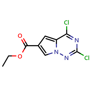 ethyl 2,4-dichloropyrrolo[2,1-f][1,2,4]triazine-6-carboxylate