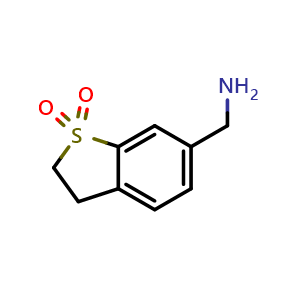 (1,1-dioxo-2,3-dihydro-1h-benzo[b]thiophen-6-yl)methylamine