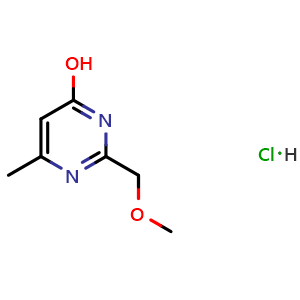 2-(methoxymethyl)-6-methylpyrimidin-4-ol hydrochloride