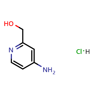 Chemical structure of (4-amino-2-pyridyl)methanol hydrochloride , CAS 1354940-95-6, AChemBlock S80709