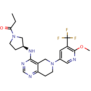 Chemical structure of Leniolisib , CAS 1354690-24-6, AChemBlock S80715
