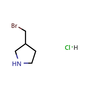 3-(bromomethyl)pyrrolidine hydrochloride