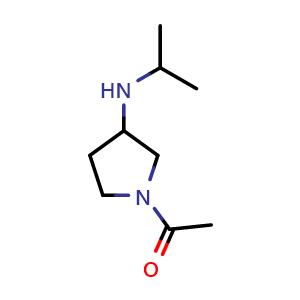 1-{3-[(propan-2-yl)amino]pyrrolidin-1-yl}ethan-1-one