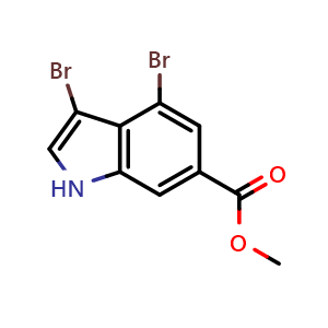 methyl 3,4-dibromo-1H-indole-6-carboxylate
