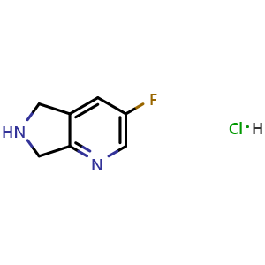 3-fluoro-5H,6H,7H-pyrrolo[3,4-b]pyridine hydrochloride