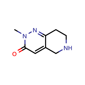 2-methyl-2H,3H,5H,6H,7H,8H-pyrido[4,3-c]pyridazin-3-one