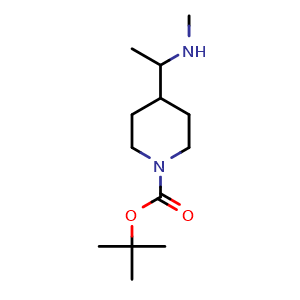 tert-butyl 4-[1-(methylamino)ethyl]piperidine-1-carboxylate