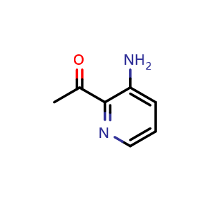 Chemical structure of 1-(3-amino-2-pyridyl)ethanone , CAS 13210-25-8, AChemBlock S81100