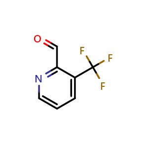 Chemical structure of 3-(trifluoromethyl)pyridine-2-carbaldehyde , CAS 131747-62-1, AChemBlock S81121