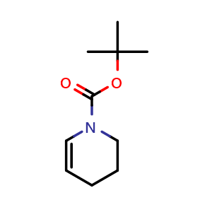 Chemical structure of tert-butyl 1,2,3,4-tetrahydropyridine-1-carboxylate , CAS 131667-57-7, AChemBlock S81124